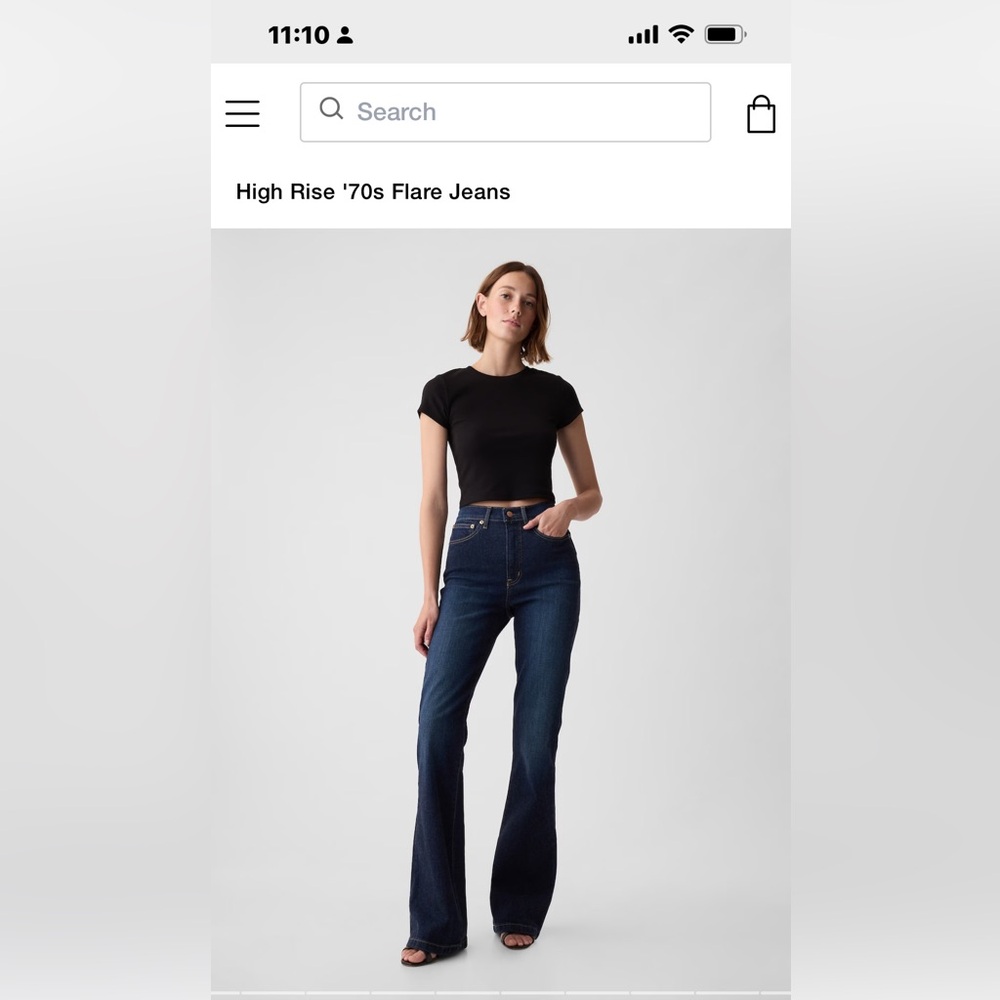 NWT GAP 70s Flare Jeans